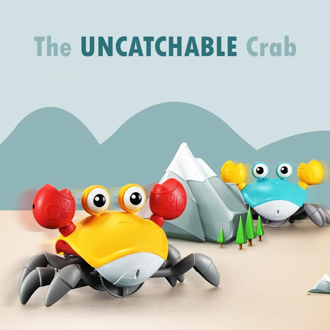 Crawling Crab Musical Toy
