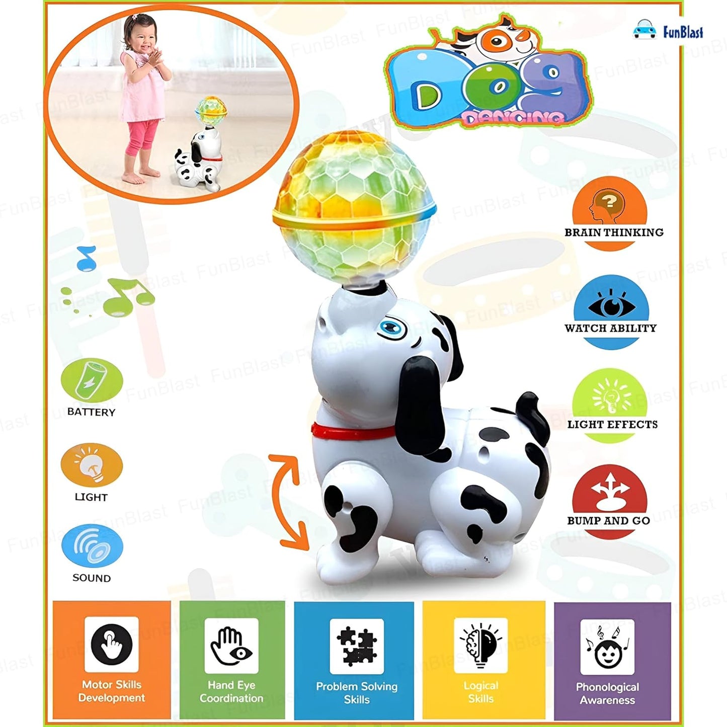 Dancing Dog Musical Toy