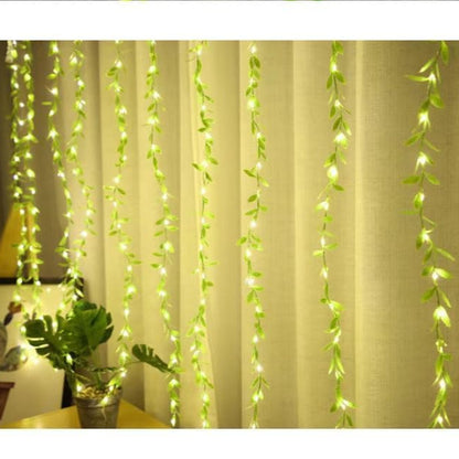 Artificial Leaf Curtain LED String Light