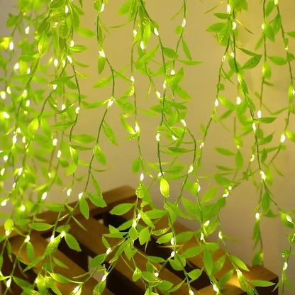 Artificial Leaf Curtain LED String Light