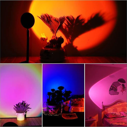 16 Colors Changing Sunset Projection Lamp