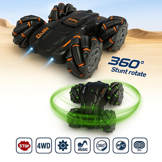 Remote Control Flip & Drift Car with LED Lights