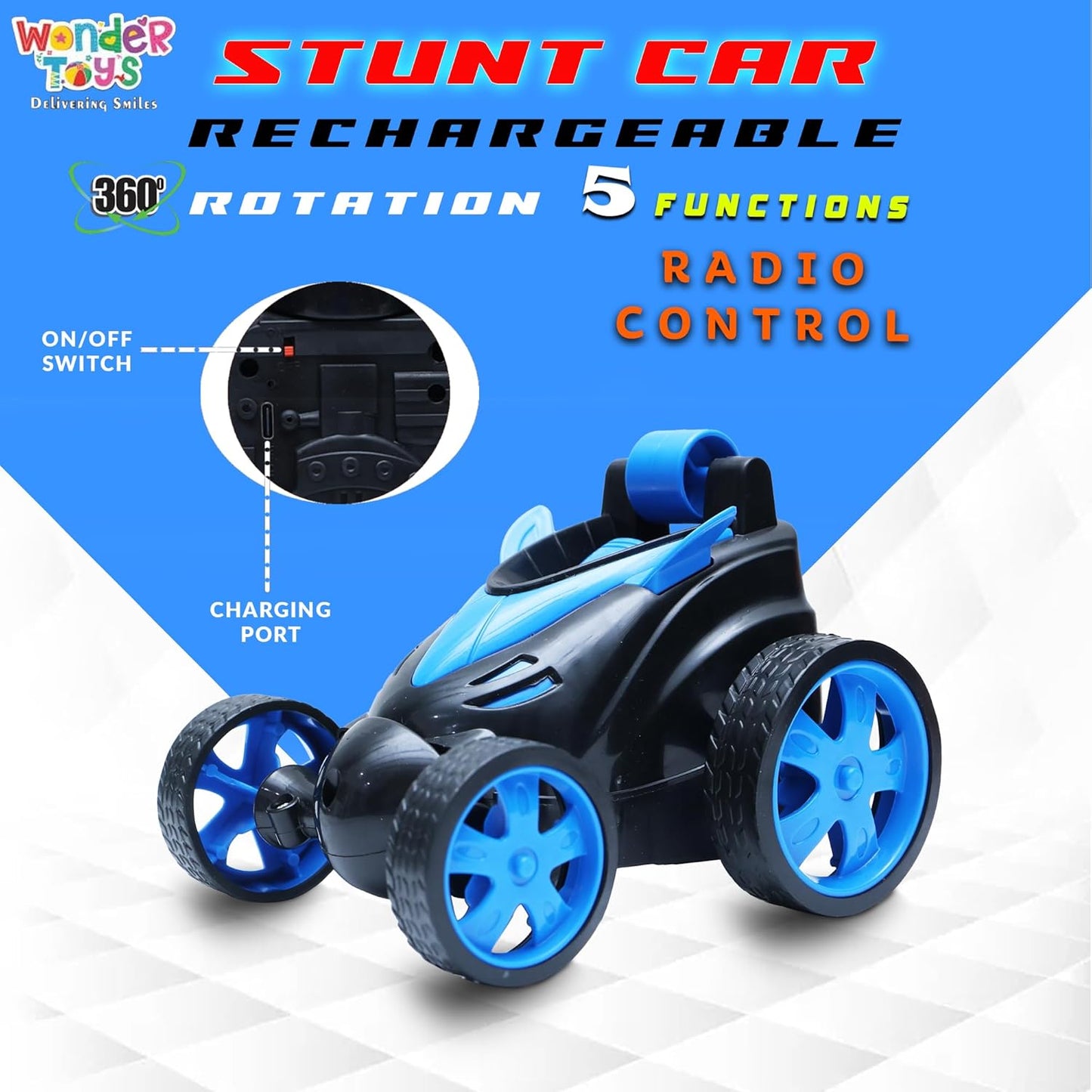 Remote Control 360° Rotating Car