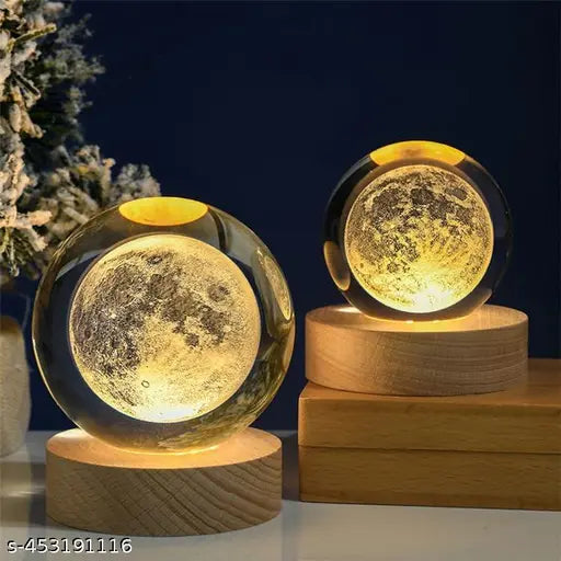 Glass Lamp 3D Ball